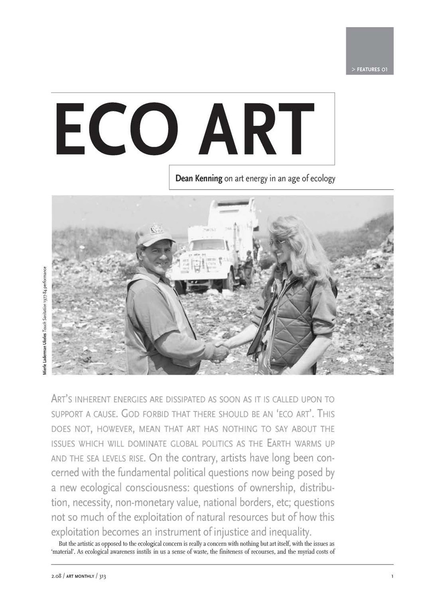 Dean Kenning Eco Art